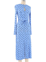 Nina Ricci Polka Dot Jersey Dress Dress arcadeshops.com