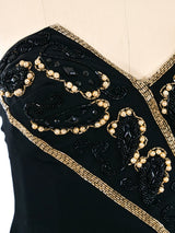 Beaded Bustier Mini Dress Dress arcadeshops.com
