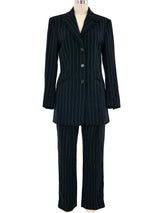 Escada Pinstripe Suit Suit arcadeshops.com