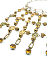 Crystal Cage Bib Necklace Accessory arcadeshops.com