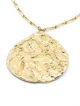 Textured Pendant Necklace Accessory arcadeshops.com