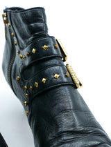 Gianni Versace Miss S&M Runway Ankle Boots, 39.5 Accessory arcadeshops.com