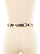Gianni Versace Studded Leather Belt Accessory arcadeshops.com
