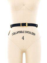 Gianni Versace Suede Medusa Head Belt Accessory arcadeshops.com