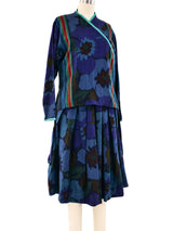 Kenzo Floral Printed Palazzo Shorts Ensemble Suit arcadeshops.com