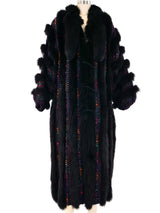 Hand Knit Fur Maxi Cardigan Outerwear arcadeshops.com