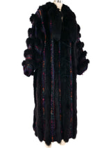 Hand Knit Fur Maxi Cardigan Outerwear arcadeshops.com