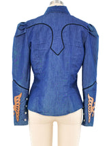 Castelbajac Denim Western Shirt Top arcadeshops.com