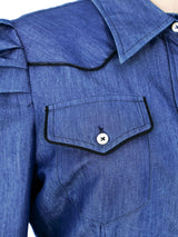 Castelbajac Denim Western Shirt Top arcadeshops.com