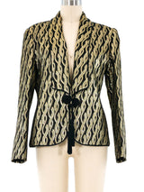 Lanvin Metallic Brocade Jacket Jacket arcadeshops.com