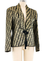Lanvin Metallic Brocade Jacket Jacket arcadeshops.com