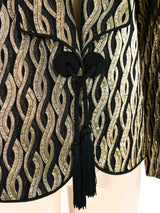 Lanvin Metallic Brocade Jacket Jacket arcadeshops.com