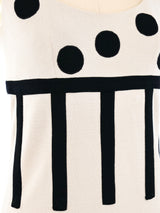Louis Feraud Geometric Applique Maxi Dress Dress arcadeshops.com
