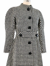 Arnold Scaasi Houndstooth Coat Dress Outerwear arcadeshops.com