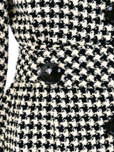 Arnold Scaasi Houndstooth Coat Dress Outerwear arcadeshops.com