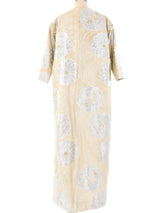 Pierre Cardin Metallic Floral Brocade Duster Jacket arcadeshops.com