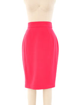 Thierry Mugler Hooded Fuchsia Suit Suit arcadeshops.com