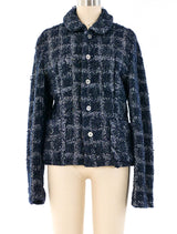 1995 Comme des Garcons Metallic Knit Jacket Jacket arcadeshops.com