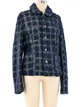 1995 Comme des Garcons Metallic Knit Jacket Jacket arcadeshops.com