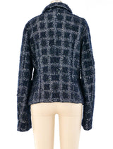 1995 Comme des Garcons Metallic Knit Jacket Jacket arcadeshops.com