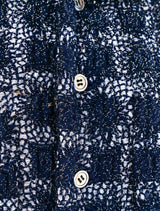 1995 Comme des Garcons Metallic Knit Jacket Jacket arcadeshops.com