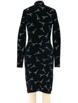 Balenciaga Crystal Embellished Eiffel Tower Dress Dress arcadeshops.com