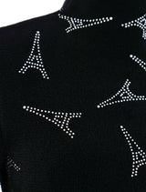 Balenciaga Crystal Embellished Eiffel Tower Dress Dress arcadeshops.com
