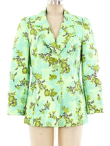 Christian Lacroix Floral Brocade Blazer Jacket arcadeshops.com