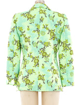 Christian Lacroix Floral Brocade Blazer Jacket arcadeshops.com