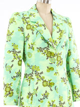 Christian Lacroix Floral Brocade Blazer Jacket arcadeshops.com