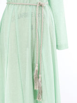 Metallic Sea Foam Gown Dress arcadeshops.com