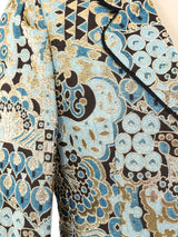 Metallic Brocade Cropped Blazer Jacket arcadeshops.com