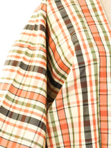 Plaid Silk Haori Kimono Jacket arcadeshops.com
