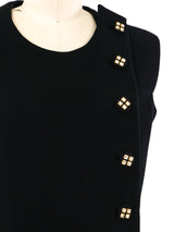 Pauline Trigere Sleeveless Crepe Dress Dress arcadeshops.com