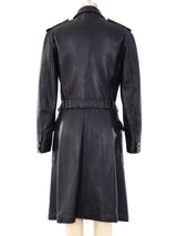 Gianni Versace Leather Utility Jacket Outerwear arcadeshops.com