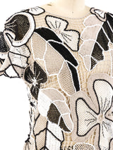 Floral Hand Crochet Top Top arcadeshops.com