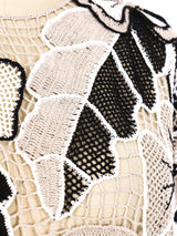 Floral Hand Crochet Top Top arcadeshops.com