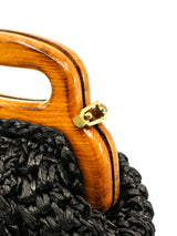 Raffia Top Handle Bag Accessory arcadeshops.com