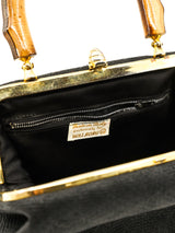 Bamboo Top Handle Raffia Bag Accessory arcadeshops.com