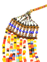 African Bead Multistrand Necklace Accessory arcadeshops.com