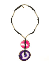 Yves Saint Laurent Agate Pendant Necklace Accessory arcadeshops.com