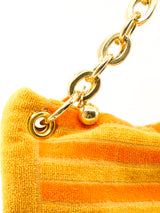 Upcycled Yves Saint Laurent Towel Bag Accessory arcadeshops.com