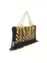 Upcycled Yves Saint Laurent Towel Bag Accessory arcadeshops.com