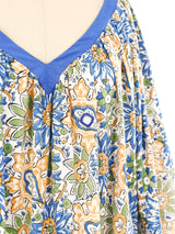 Block Printed Cotton Caftan Dress arcadeshops.com