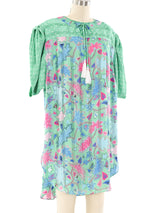 Diane Freis Printed Satin Mini Dress Dress arcadeshops.com