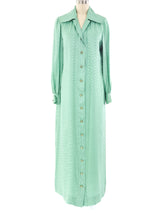 Malcolm Starr Silk Jacquard Shirt Dress Dress arcadeshops.com