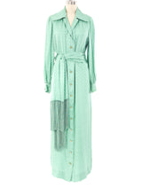 Malcolm Starr Silk Jacquard Shirt Dress Dress arcadeshops.com