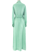 Malcolm Starr Silk Jacquard Shirt Dress Dress arcadeshops.com