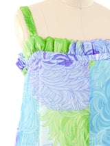 1960's Malia Honolulu Printed Maxi Dress Dress arcadeshops.com