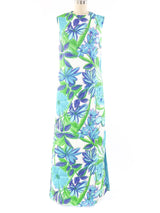 Dynasty Quilted Floral Tunic Dress arcadeshops.com